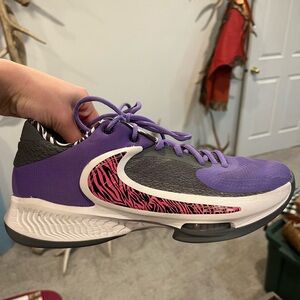 Nike Purple and Black Athletic Shoes